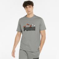 Футболка Puma x MINECRAFT Graphic Tee 53437476 р.XL серый