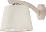 Бра TK Lighting Mika 1x60 Вт E27 беж/дерево 460