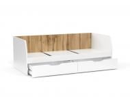 Кровать детская Accord LANA 90x200 см платиновый белый/дуб вотан