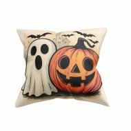 Подушка декоративная Halloween friend 45x45 см бежевый с рисунком La Nuit