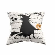 Подушка декоративная Halloween witch 45x45 см белый с рисунком La Nuit