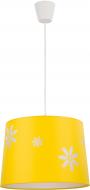 Люстра підвісна TK Lighting Flora 1x60 Вт E27 жовтий 2418