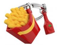 Брелок для ключів Metalmorphose French Fries With Ketchup bottle