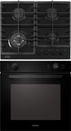 Комплект встраиваемой техники Interline духовой шкаф OEG 740 KTD BA + варочная поверхность HGG 763 FGT BM