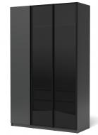 Шкаф Accord RIMINI 3D 2400х1500х600 мм антрацит / антрацит