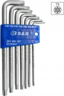 Набір ключів шестигранних S&R (Torx 10-40) Cr-V 7 шт. 365306107