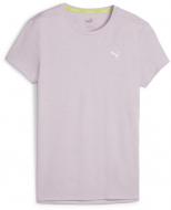 Футболка Puma RUN FAVORITE HEATHER SS TEE W 52316860 р.M рожевий