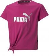 Футболка Puma ESS+ Logo Knotted Tee 84695614 малиновый