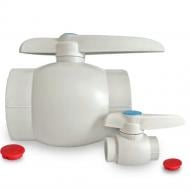 Кран кульовий ASG 25 (білий) Кран кульовий ASG 25 (білий)