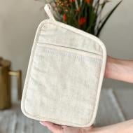 Прихватка 393-25/08 Визави 26x20 см льняной Эдельвика