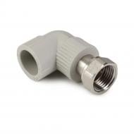 Колено соединительное 90° ASG 20х1/2" (белый)
