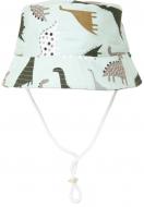 Панама HW для мальчиков р.50-52 зеленый с принтом