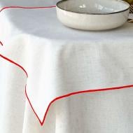 Салфетка Эдельвика Гармония 321-25/08 40x40 см бежево-серый/красный