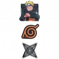 Набір бейджів KITE 3 шт. на липучці 3012 Naruto