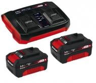 Акумуляторна батарея і зарядний пристрій Einhell 18,0V 3,0Ah X-Change Twincharge 2x3,0Ah 4512083