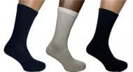 Набор носков мужских Sensio высокие р.27-29 черный/темно-синий/бежевый 3 шт.