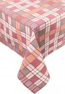Скатертина Шато клітинка 120x140 см рожевий La Nuit