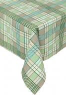 Скатертина Шато клітинка 120x140 см зелений La Nuit