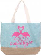 Сумка пляжна Flamingo ментоловий Сумка пляжна Flamingo ментоловий