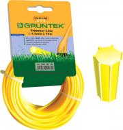 Волосінь Gruntek для тримера Gruntek 1.3 мм 15 м