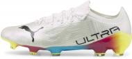 Бутсы Puma ULTRA 1.4 FG AG 10669402 р.42 белый с желтым