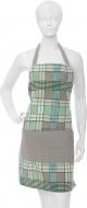Фартук Шато клетка зеленая La Nuit