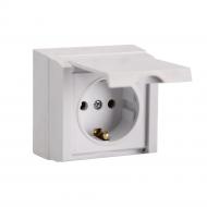 Розетка с заземлением ERKA 206 IP20 белый 350206