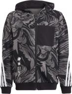 Джемпер Adidas B ARKD3 FZ HOOD GT0359 р. 128 серый