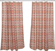 Комплект штор Шато 170x145 см клетка розовая La Nuit