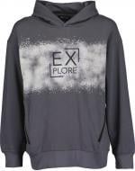 Худи унисекс Blue Seven Explore р.140 серый 670232 X 5 979