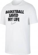 Футболка Nike M NK DRY TEE VERB MY LIFE CD1103-100 р.S белый
