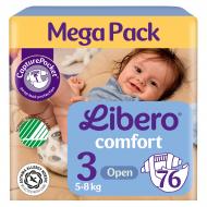 Подгузники Libero Comfort 3 5-8 кг 76 шт.