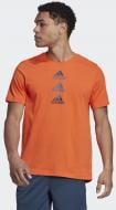Футболка Adidas HM4802 р.XL помаранчевий