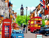 Картина по номерам London Street 35x45 см Rosa Start