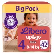 Подгузники-трусики Libero Up&Go 4 8-14 кг 42 шт.