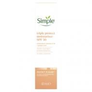 Крем для лица день-ночь SIMPLE Увлажнение и Питание Protect&Glow SPF30 40 мл