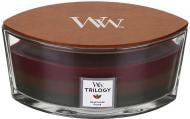 Свеча ароматическая Woodwick Ellipse Trilogy Hearthside 453 г