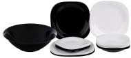 Сервіз столовий Luminarc Carine Black/White з 19 предметів (N1491)