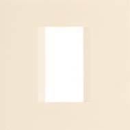 Рамка модульна TEM MODUL line 1М горизонтальна кремовий 4324326