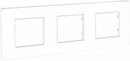 Рамка трехместная Schneider Electric Unica QUADRO горизонтальная универсальная белый MGU2.706.18