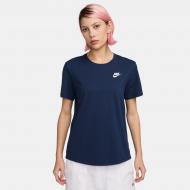 Футболка Nike W NSW CLUB SS TEE DX7902-410 р.S синий Футболка Nike W NSW CLUB SS TEE DX7902-410 р.S синий