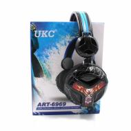 Ігрові дротові навушники з мікрофоном UKC E001 Чорні imnn4300 (47480)