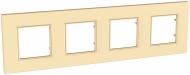 Рамка четырехместная Schneider Electric Unica QUADRO горизонтальная универсальная бронзовый MGU4.708.36