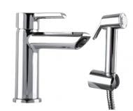 Змішувач для умивальника DOMINO PRESTIGE DPS-222 з гігієничною лійкою Змішувач для умивальника DOMINO PRESTIGE DPS-222 з гігієничною лійкою