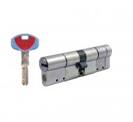 Циліндр Securemme 65x120 ключ-ключ 185 мм матовий хром К1