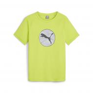Футболка Puma ACTIVE SPORTS GRAPHIC TEE B 67921339 р.164 зеленый Футболка Puma ACTIVE SPORTS GRAPHIC TEE B 67921339 р.164 зеленый