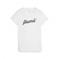 Футболка Puma ESS+ SCRIPT TEE 67931502 р.S белый