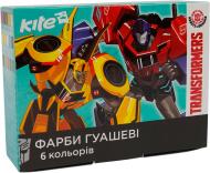 Краска гуашевая 6 кольорів, по 20 мл., Transformers, TF17-062 KITE