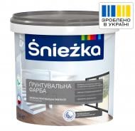 Грунтовочная краска латексная водоэмульсионная Sniezka глубокий мат белый 1 л 1,4 кг