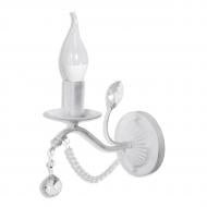 ВИТРИНА! Бра Hopfen Wien 1x60 Вт E14 бело-серебряный